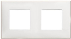 Продукт Двойна рамка Bticino Classia Legrand, бял сатен