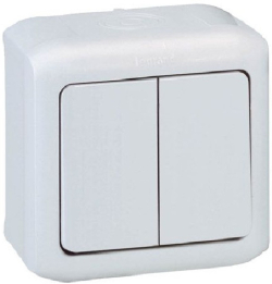Продукт СЕРИЕН КЛЮЧ 10A ЗА ОТКРИТ МОНТАЖ FORIX LEGRAND - СИВ