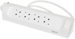 Контакт РАЗКЛОНИТЕЛЕН ЪГЪЛ 4х ШУКО КАБЕЛ 1м LEGRAND - БЯЛ