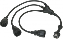 Контакт РАЗКЛОНИТЕЛ ОКТОПОД С 3 ГНЕЗДА IK10 LEGRAND - ЧЕРЕН