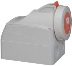 Продукт ЗА ОТКРИТ МОНТАЖ IP66/67 3P+N+E, 16A 380/415 V~LEGRAND - СИВ/ЧЕРВЕН