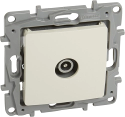 КРАЙНА ТV РОЗЕТКА NILOE LEGRAND - КРЕМ