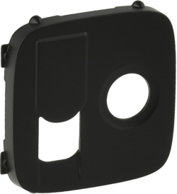 Други ЛИЦЕВ TV+ RJ45 ПАНЕЛ VALENA ALLURE LEGRAND - ЧЕРЕН