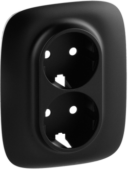 Други ЛИЦЕВ ПАНЕЛ ЗА ДВОЕН КОНТАКТ ШУКО VALENA ALLURE LEGRAND - ЧЕРЕН