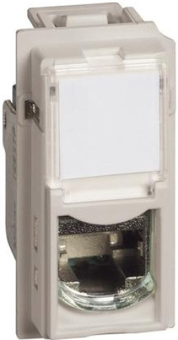 ЕДНОМОДУЛНА РОЗЕТКА RJ-45 UTP KATЕГОРИЯ 6 LIVING NOW LEGRAND - КРЕМ