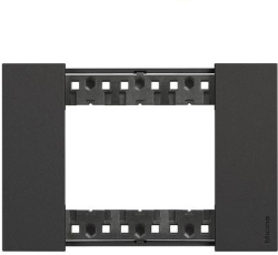 Продукт Тройна рамка BTICINO Living Now Legrand, черен