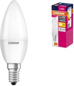 LED Крушка LED ЛАМПА VALUE CLB40 470lm/827 E14 LEDVANCE