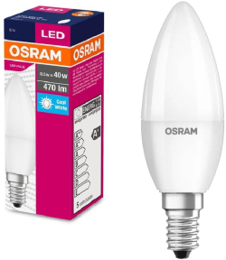 LED Крушка LED ЛАМПА VALUE CLB40 470lm/840 E14 LEDVANCE