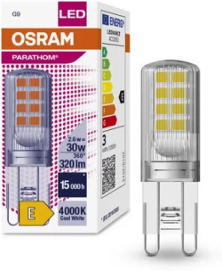 LED Крушка PARATHOM PIN CL 30 non-dim 2,6W/840 G9 LEDVANCE