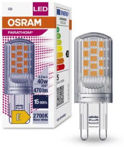 LED Крушка PARATHOM PIN CL 40 non-dim 3,8W/827 G9 LEDVANCE