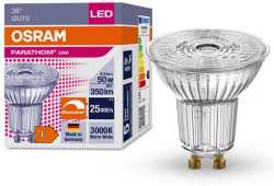LED Луничка PARATHOM DIM PAR16 50 36° 4,5W/927 GU10 LEDVANCE