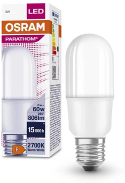 LED Крушка PARATHOM CL STICK FR 60 8W/827 E27 LEDVANCE