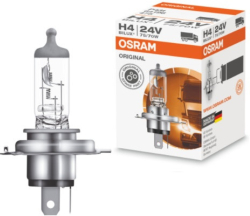 LED Крушка АВТОМОБИЛНА ЛАМПА 64196 H4 75/70W 24V P43t BOX OSRAM