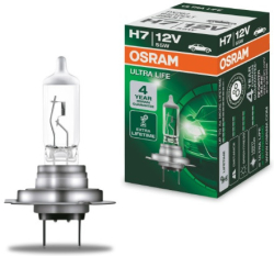 LED Крушка АВТОМОБИЛНА ЛАМПА OSRAM H7 55W 12V, PX26d