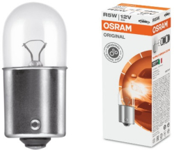 LED Крушка АВТОМОБИЛНА ЛАМПА 5007 R5W 12V BA15s UNPACKED OSRAM