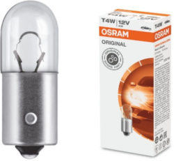 Продукт АВТОМОБИЛНА ЛАМПА 3893 T4W 12V BA9s UNPACKED OSRAM