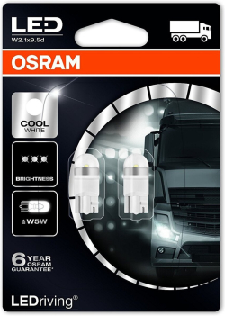  АВТОМОБИЛНА ЛАМПА 2841 W3W 24V W2,1x9.5d UNPACKED OSRAM