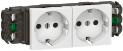 Продукт 2x2Р+E ШУКО БЯЛО 4М LGR 77402 MOSAIC LEGRAND