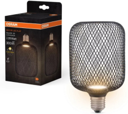 LED Крушка LEDVANCE DECOR FLAT SQ100, 3.5 W, черен