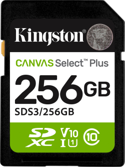 KINGSTON SD 256GB UHS-I CL10 PLASTIC