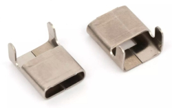 Скоба за стоманена лента 10 мм L - type