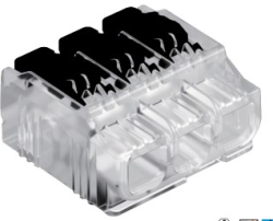 OBO клема 3х(0.2 - 4мм2) за многожилен и твърд проводник