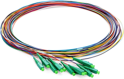  Пигтейл LC/APC,12бр/сет, SM G657A1, 1м, 0.9мм, LSZH