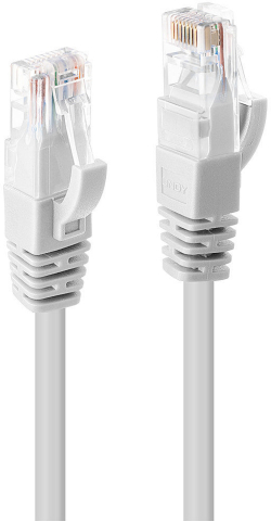 LINDY LNY-48095 :: UTP мрежов кабел, Cat. 6, бял, 5.0 м