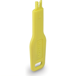 Продукт LINDY LNY-47899 :: RJ-45 порт блокер, само ключ, жълт