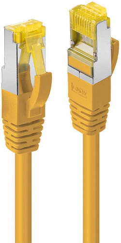 LINDY LNY-47660 :: SFTP мрежов кабел, Cat. 7, жълт, 0.3 м