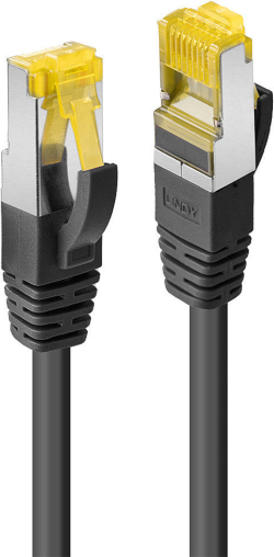 LINDY LNY-47305 :: SFTP мрежов кабел, Cat. 7, черен, 0.3 м