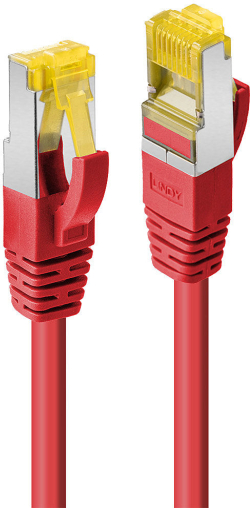LINDY LNY-47290 :: SFTP мрежов кабел, Cat. 7, червен, 0.3 м