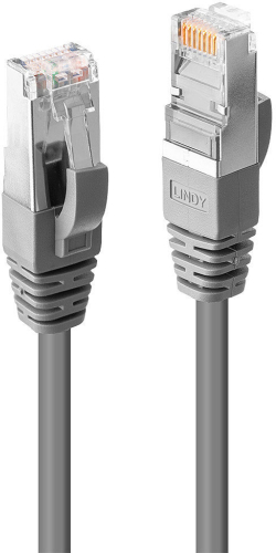 LINDY LNY-45581 :: SFTP мрежов кабел, Cat. 7, Cat. 6, сив, 0.5 м