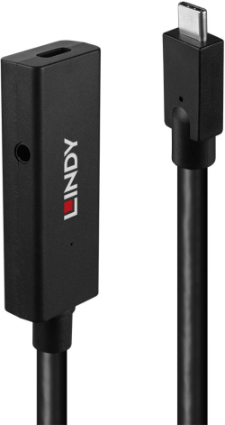 Кабел/адаптер LINDY LNY-43364 :: USB 3.2 10Gbps C-C активен удължител, 5.0 м
