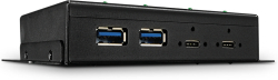 LINDY LNY-43094 :: 4-портов USB 3.2 Gen 2 Type C хъб, метален