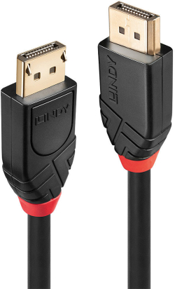 LINDY LNY-41081 :: Активен DisplayPort 1.2 кабел, М-М, черен, 20.0 м