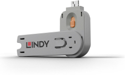 LINDY LNY-40623 :: USB порт блокер, оранжев