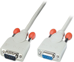 LINDY LNY-31519 :: Сериен удължителен кабел, RS-232, 1:1, DB9 M-F, 2.0 м