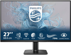 Монитор PHILIPS 27E2N1500L-00 27inch 2560x1440 HDMI DP