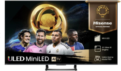Телевизор Hisense 65"U7Q, 4K Ultra HD 3840x2160, ULED, FALD, Quantum Dot, 144Hz, IPS, HDR 10+, HLG, Dolby Vision IQ