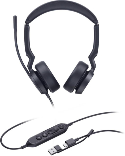 Yealink UH46 Dual Teams USB-C/A жични слушалки