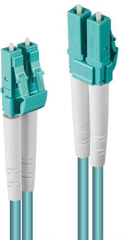 Оптична пач корда LINDY LNY-46372 :: Оптичен мрежов кабел, LC-LC, OM3, 3.0 м