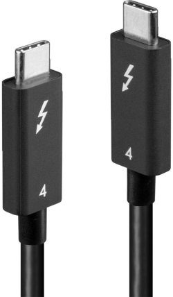 LINDY LNY-31121 :: Кабел Thunderbolt 4, 40Gbps, Type C M-M, активен, 2.0 м