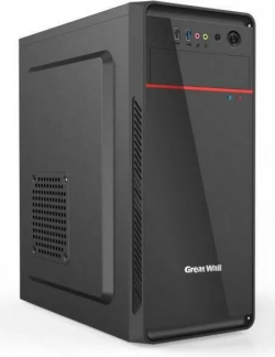 Кутия Chassis VLINE A58 , 2x3.5" HDD, 2x2.5"SSD, USB 3.0x1, USB 2.0x2, Slots 7 , no PSU, 120mm, Black
