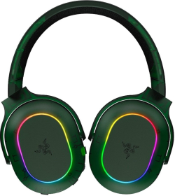 Слушалки Razer Barracuda X Chroma Phantom Green Edition, Gaming Headset, Black, Oval Ear Cushions, 2.4 GHz Wireless -Bluetooth