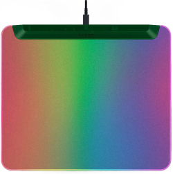 Подложка за мишка Razer Firefly V2 Pro Phantom Green Edition, Razer Chroma customizable RGB lighting, Micro-textured surface, Built-in cable catch