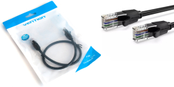 Инсталационен LAN кабел  LAN кабел UTP CAT6 - 0.5m.