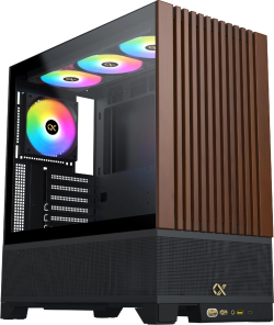 Xigmatek кутия Case EATX - Endorphin WD, Addressable RGB, Wood