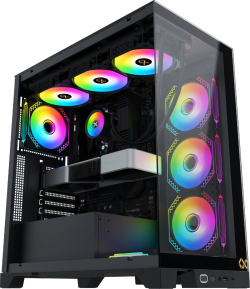 Xigmatek кутия Case EATX - Endorphin Ultra - 5 ARGB fans