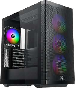 Xigmatek кутия Case EATX - Osiris - Mesh, 4 x 140 mm ARGB fans